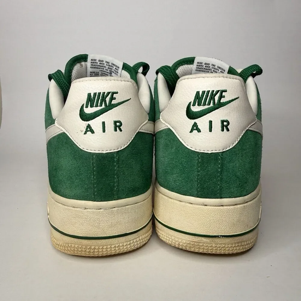 Nike Air Force 1 Low Pine Green Sail Suede Shoes Mens 12 488298-308 AF1 2013 - Picture 7 of 16